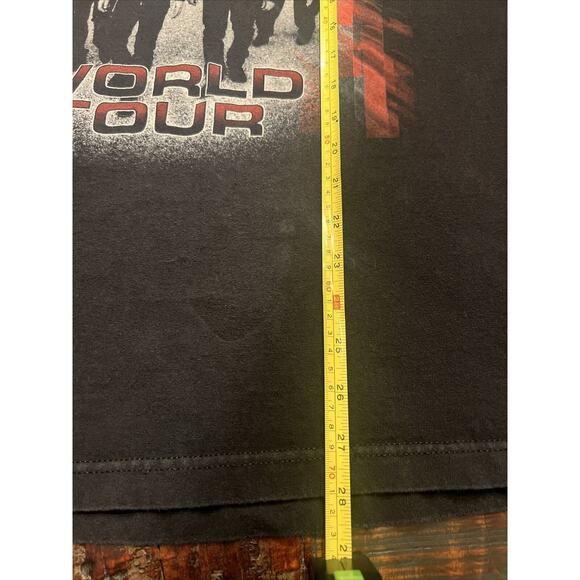 Vintage Styx Shirt Mens XL Black World Tour Concert Rock Band Logo Album Tee - Picture 4 of 11